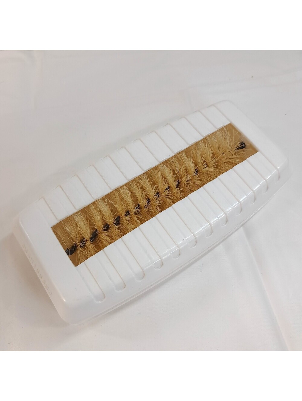 Vintage SUPER SWEEPER Table Crumb brush silent butler broom White Plastic USA